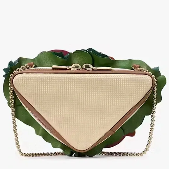 Kate Spade Glamwich Sandwich Embellished Micro Crossbody Bag Foodie NWT - Picture 5 of 10